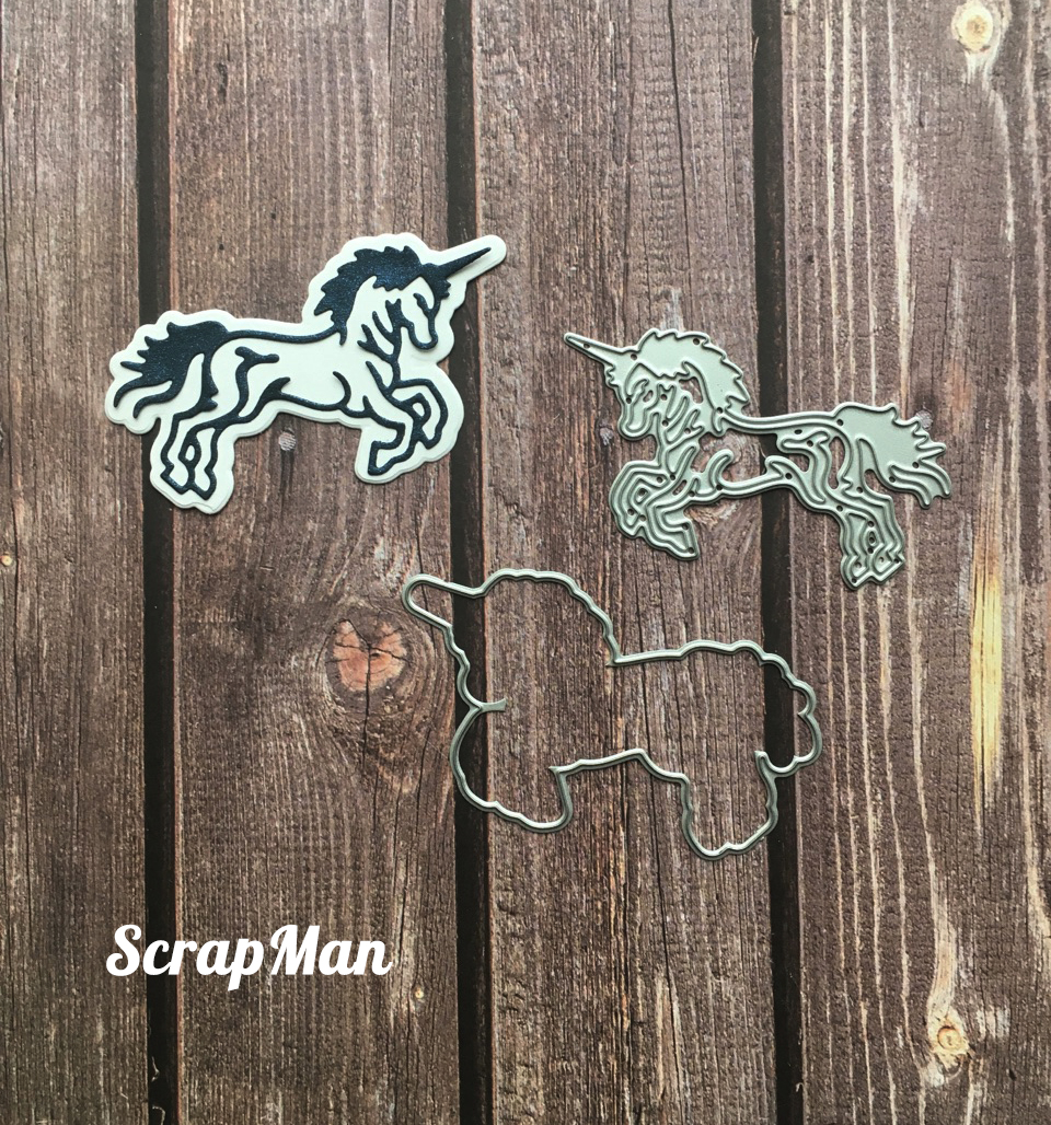 Set of dies "Unicorn", Scrapman