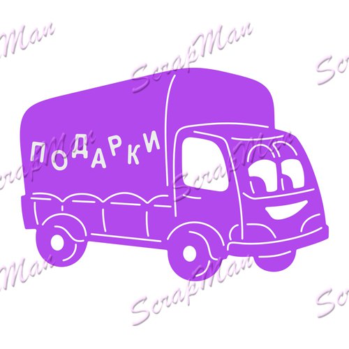 Die "Cartoon Truck" ScrapMan